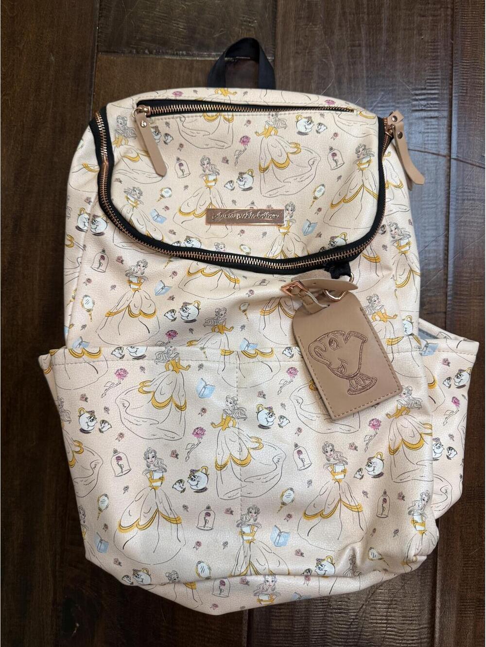 Disney Petunia Pickle Bottom Beauty & The Beast Belle Method Backpack Diaper Bag